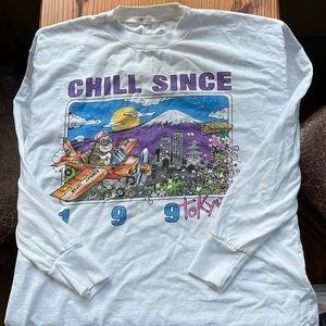 Brandy Melville chill since 1993 Tokyo long sleeve